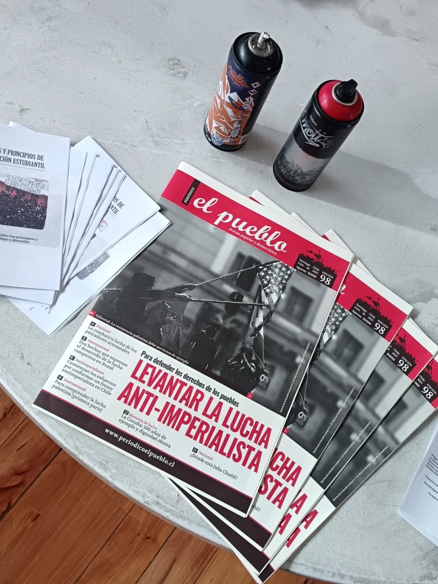 PERIODICO EL PUEBLO REALIZA TALLER CON SECUNDARIOS MOVILIZADOS